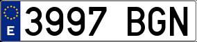 Truck License Plate